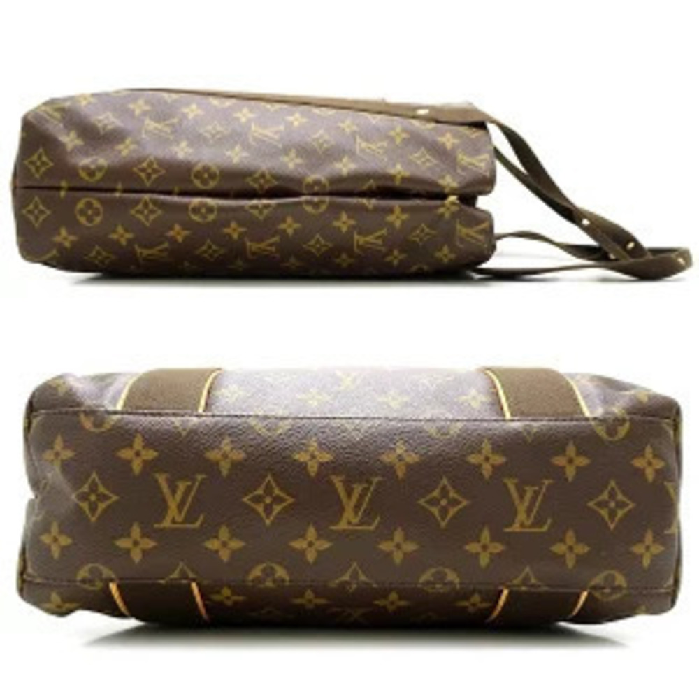 Louis Vuitton Monogram Bag Brown Cabas Shoulder Beaubourg